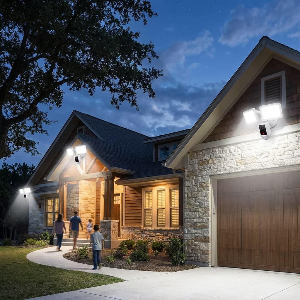 Motion Sensor Floodlight Camera